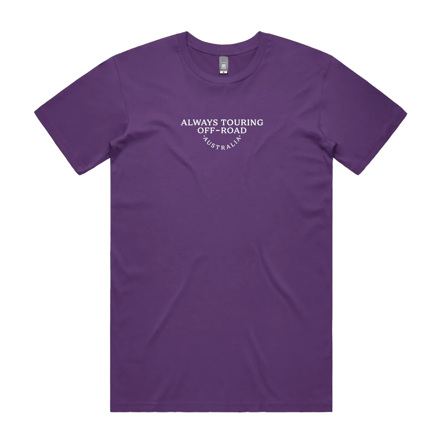 Purple front flat lay