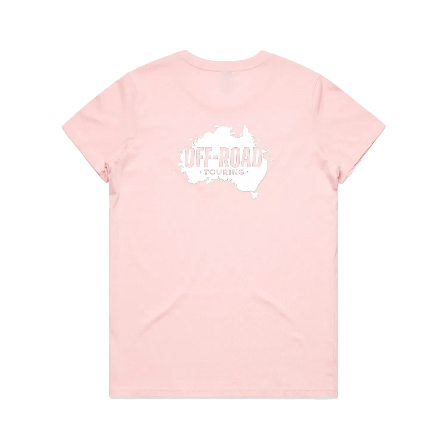 Pink back flat lay