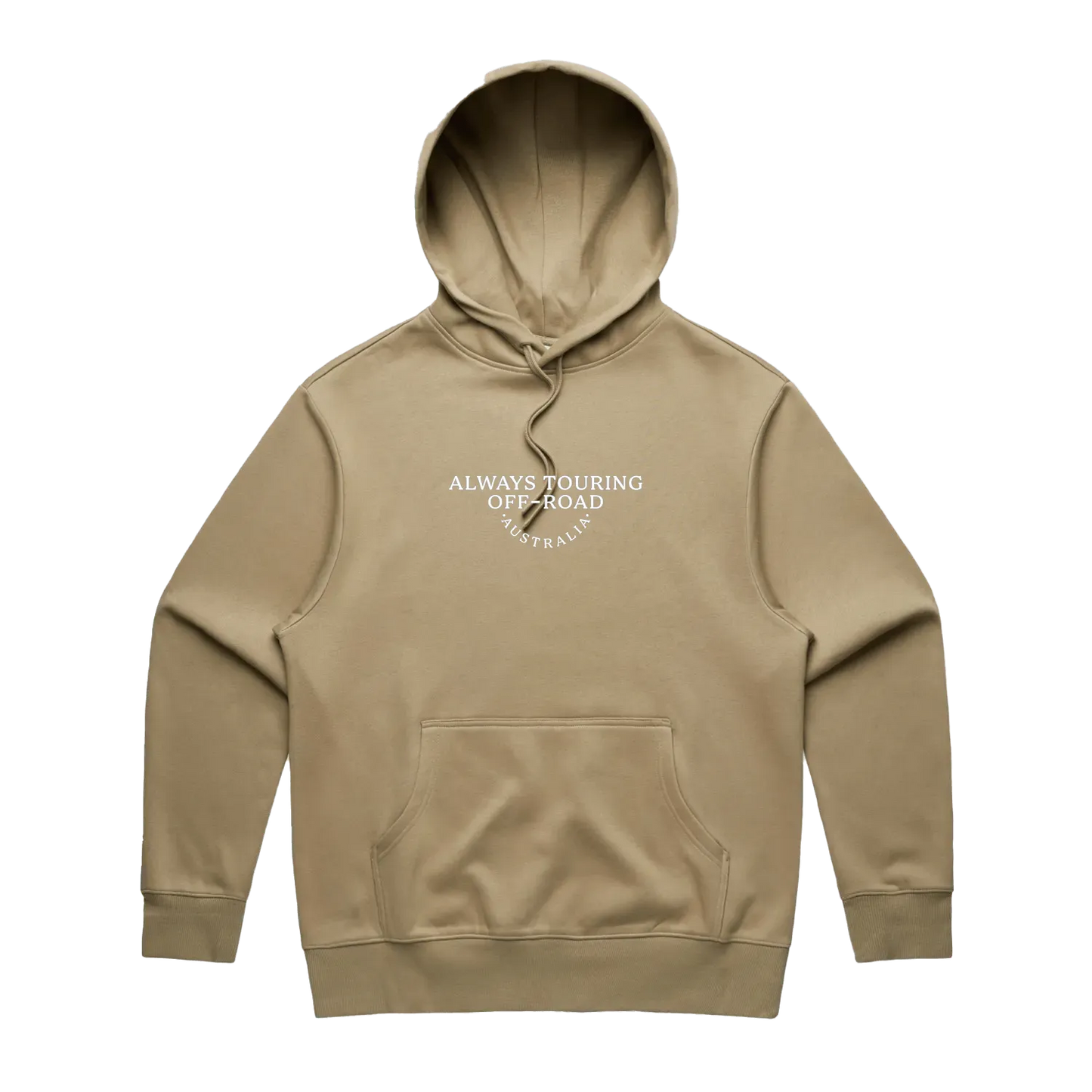 Sand front flat lay