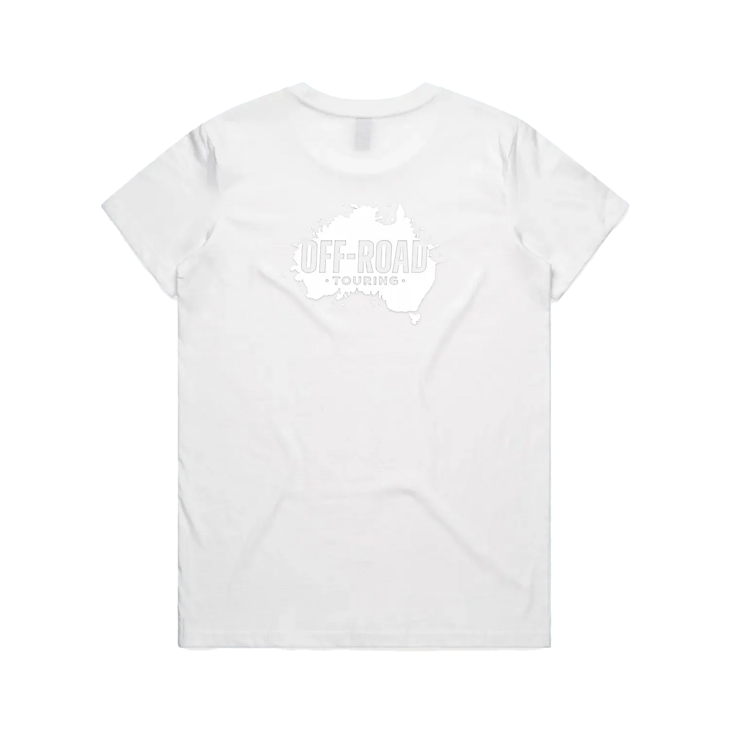White back flat lay